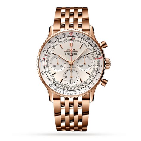 mens used 18k and stainless steel breitling navitimer|breitling navitimer.